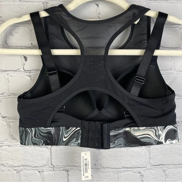 ADORE ME Micah Contour black sports bra NEW, size 32B - Picture 3 of 15